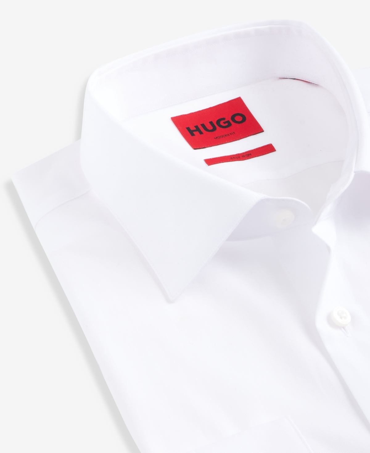 Hugo Boss Men's Valerio Long Sleeve Button-front Geo Print Shirt In White