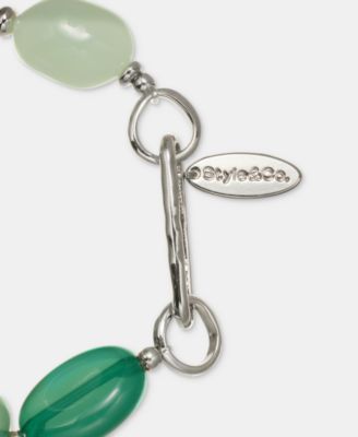 2-Pc. Set Multi-Stone Beaded Stretch Bracelets, Macy's Exclusive