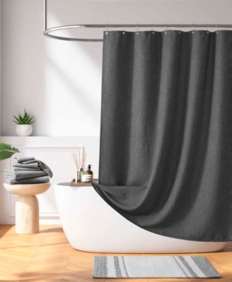 Arbor Waffle Shower Curtain, 72" x 72"
