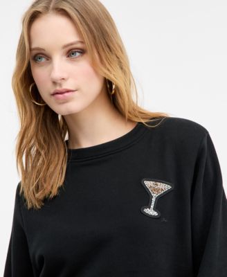 Women's Martini Appliqu&eacute; Sweatshirt