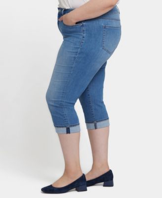 Plus Size Marilyn Straight Crop Jeans