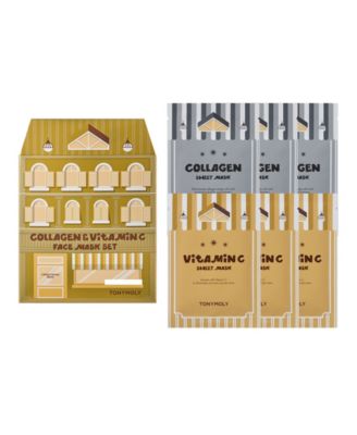 6-Pc. Mini House Of Mask Vitamin C + Collagen Face Mask Set