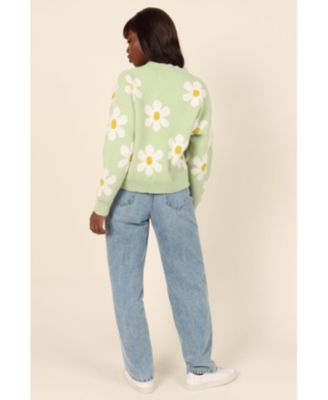 Womens Daisy Cardigan Sweater