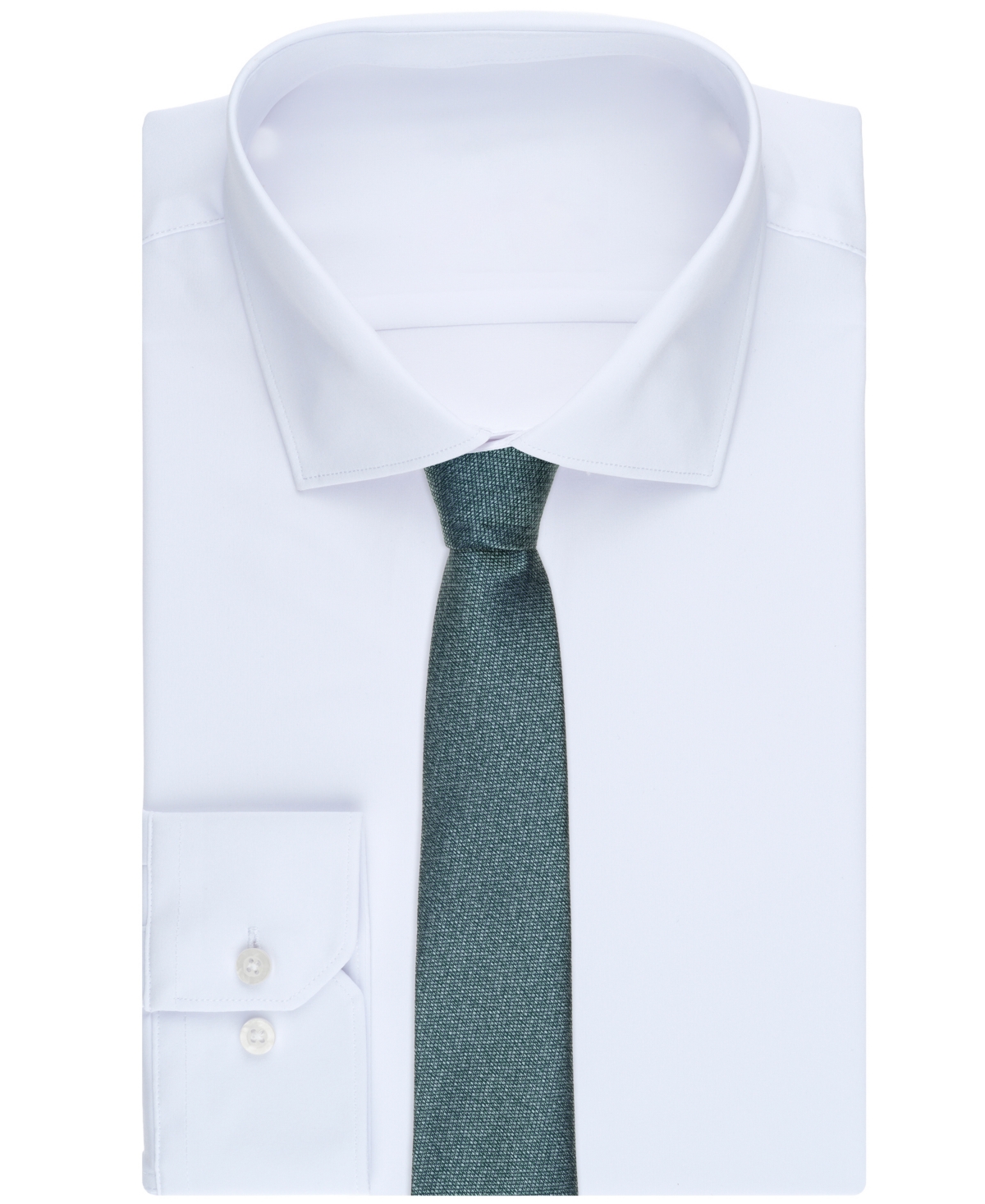 Perry Ellis Portfolio Men's Papker Abstract Neat Pattern Classic Tie In Blue