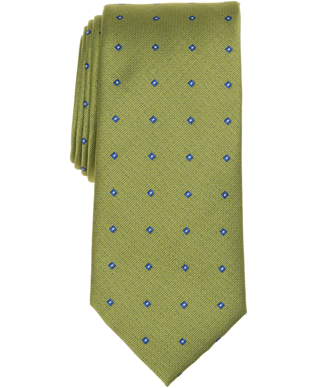 Club Room Men's Landcaster Neat Pattern Tie, Macy's Exclusive In Green