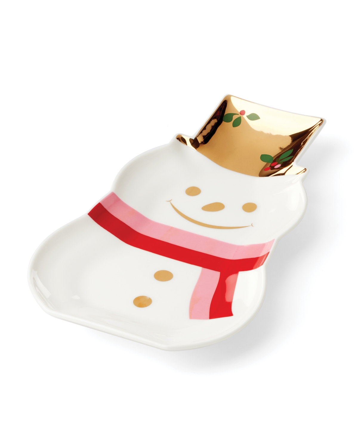 Kate Spade Be Jolly Snowman Candy Dish In Multi