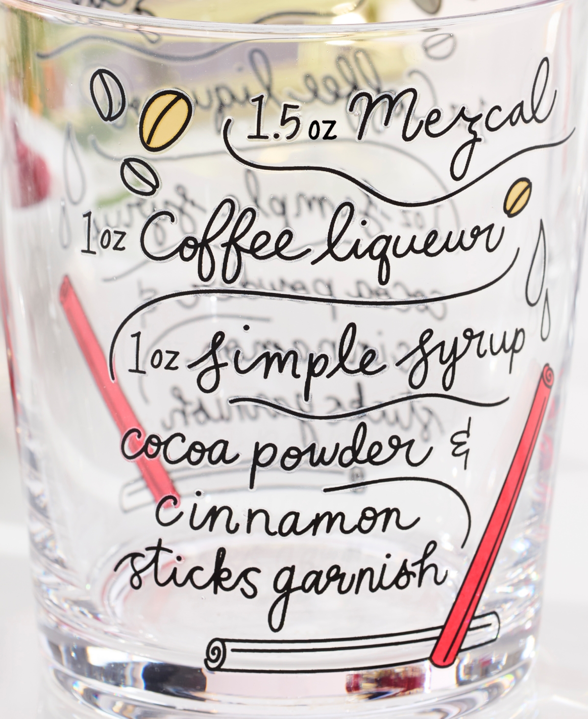 Kate Spade Make Merry Double Old Fashioned Glasses, Set Of 4 In Transparent