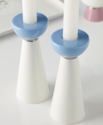 Kate Spade Oak Street Candlestick Holders, Set of 2