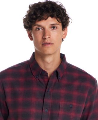 Men's Button Front Flannel Shirt