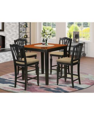 5 Pc counter height set-pub Table and 4 Kitchen Chairs.
