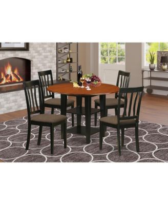 Dining Room Set Black & Cherry