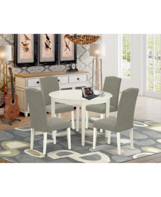 Dining Room Set Linen White