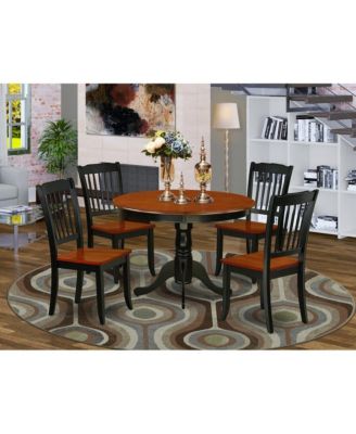 5-Pc Wood Rectangular Dining Room Set