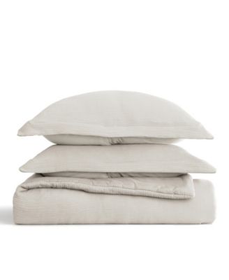 Cloud Weave Gauze 3-Pc. Comforter Set, Full/Queen