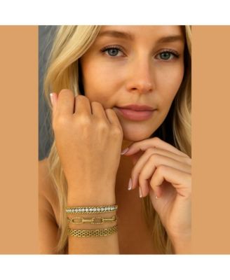 Sienna Adjustable Paperclip Chain Stackable Bracelet