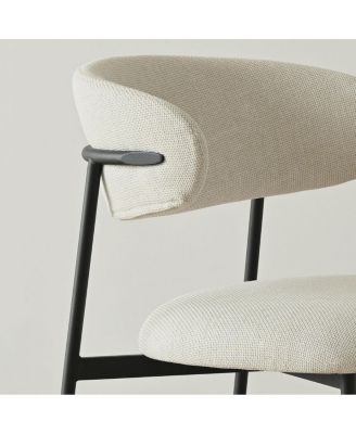 3-Piece durable MDF 35" Round Dining Table Set with 2 Stylish Chairs Cozy Dining set