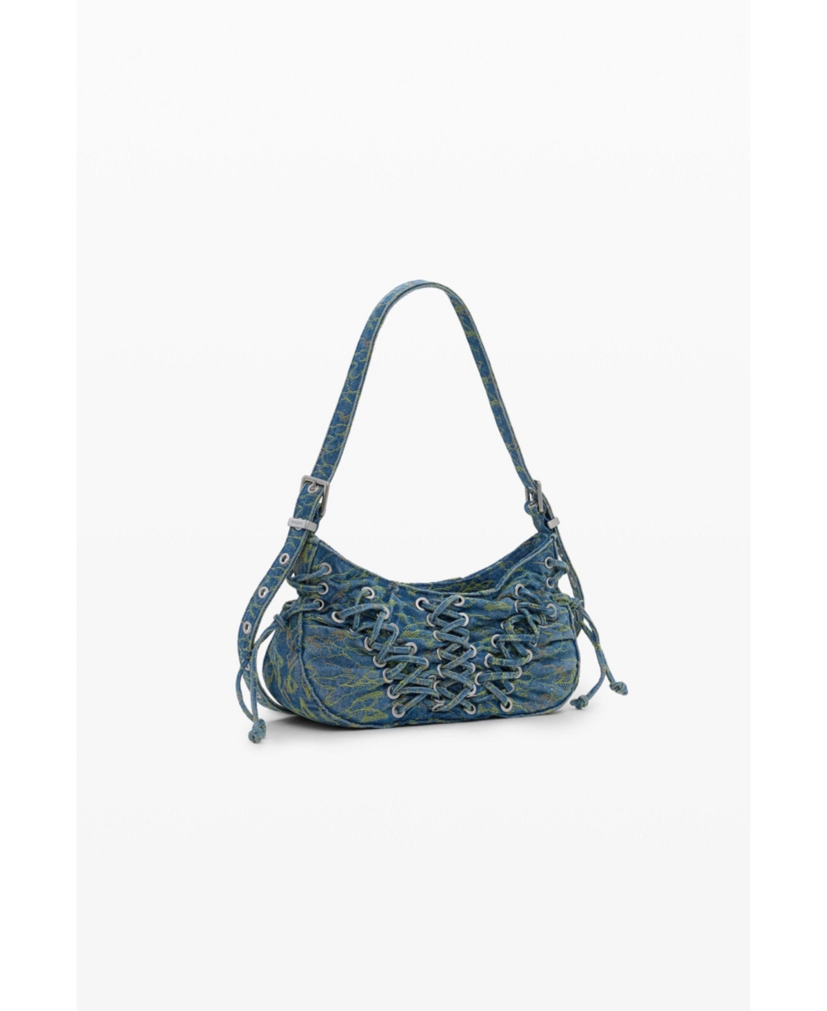 Desigual Women's Medium braided denim bag