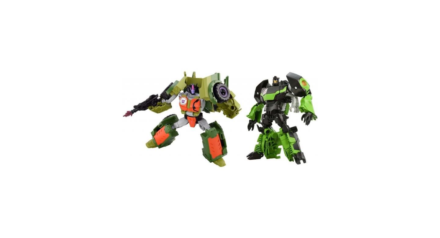 Детские фигурки Transformers Adventure Grimlock vs. Gregevor Japanese Exclusive 5", 2-Piece Set, от 15 лет — фото 1