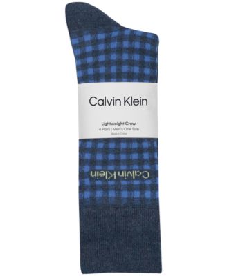 Men's 4-Pack Dress Crew Socks