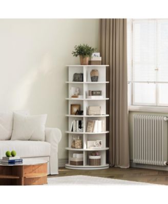 Rotating Shoe Rack Tower, 360&amp;#xB0; Spinning Shoe Organizer Rotating Shelf, Space-Saving Large Capacity Storage Round Carousel,Closet &amp; Bedroom