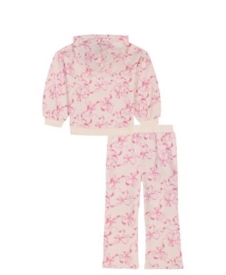 Girls 2T-6X 2-Piece Hoodie and Pant Set