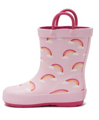 Toddlers Pull On Splash Rubber Rain Boots