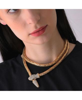 Women's Snakehead Statement Necklace