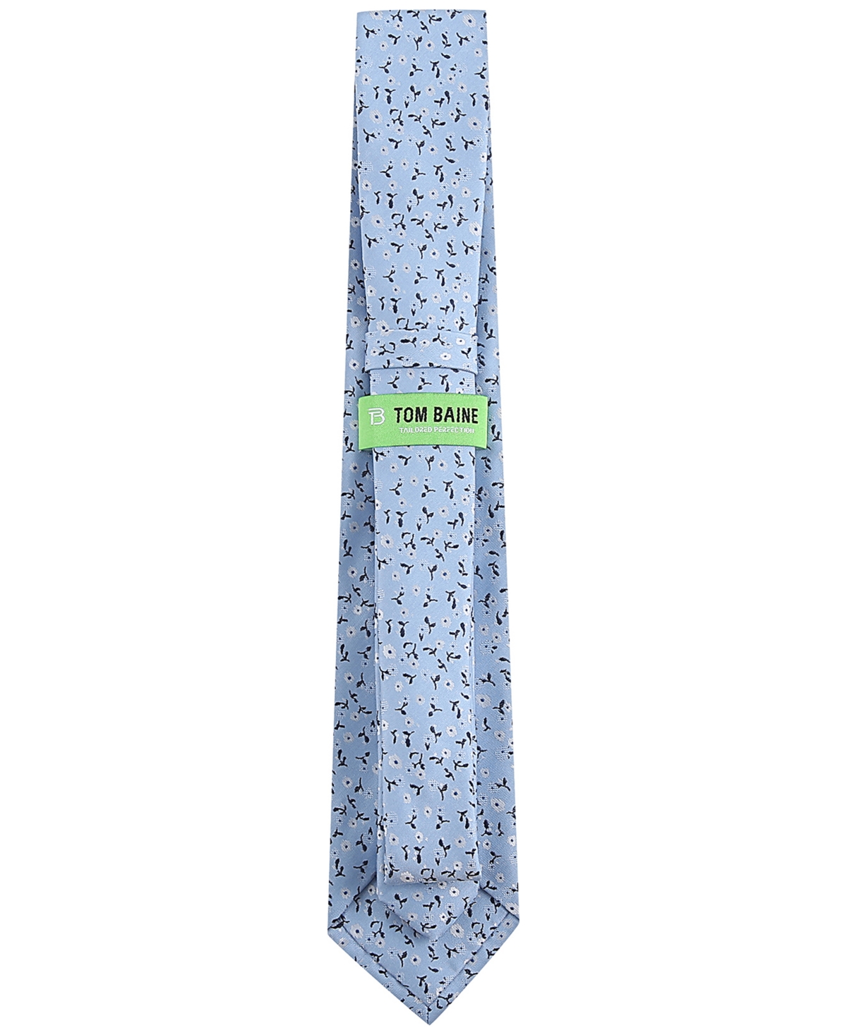 Tom Baine Men's Printed Classic Tie In Blue