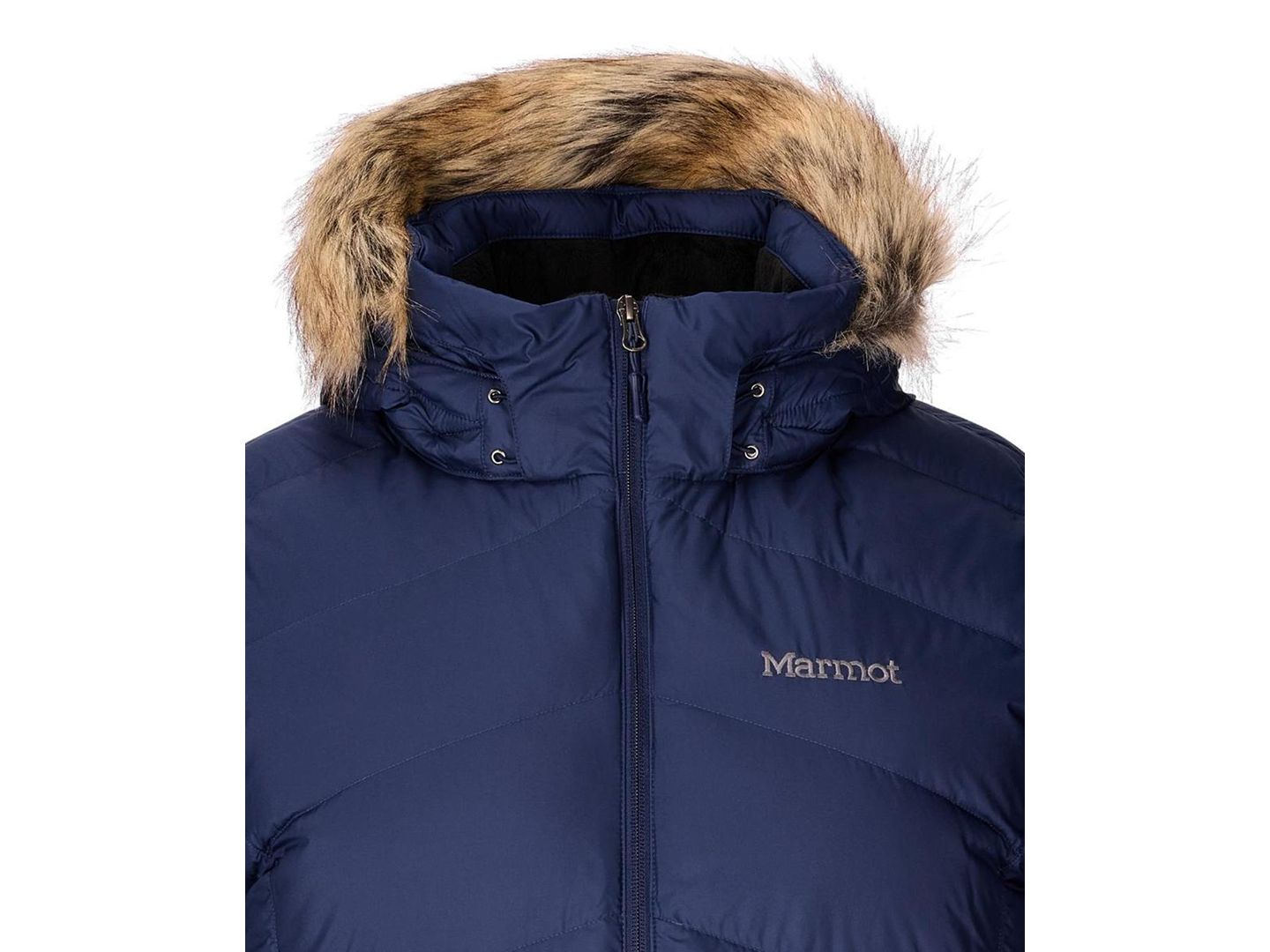 Женская куртка Marmot Montreaux Coat Plus, цвет: Тёмно-синий — фото 2