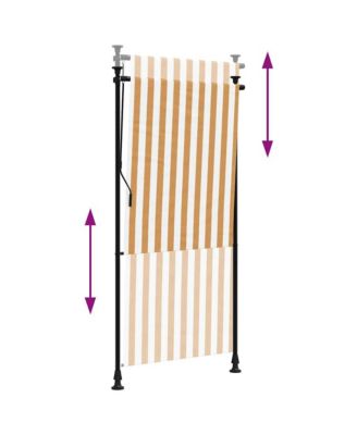 Outdoor Roller Blind Orange, White, Anthracite