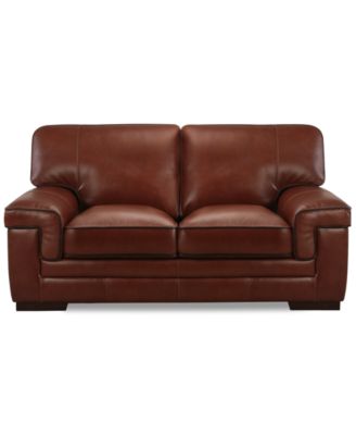 Myars 69&amp;quot; Leather Loveseat, Created for Macy&#39;s