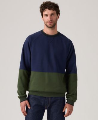 Levi'® Men's Relaxed Fit Crewneck Long Sleeve Red Tab Logo Sweatshirt