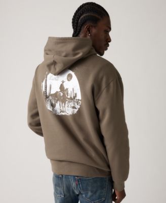 Men's Relaxed Graphic Long-Sleeve Hoodie