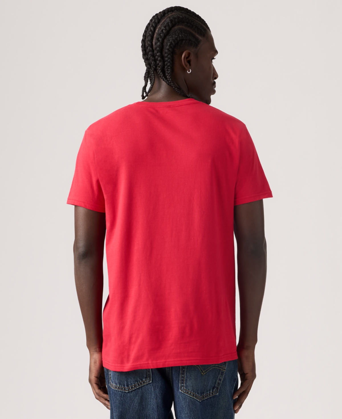 Levi's Men's Relaxed-fit Logo Graphic T-shirts In Red
