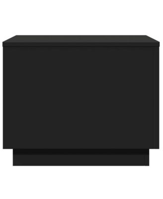 Coffee Table Black Engineered wood 19.7 in x 19.7 in x 15.7 in