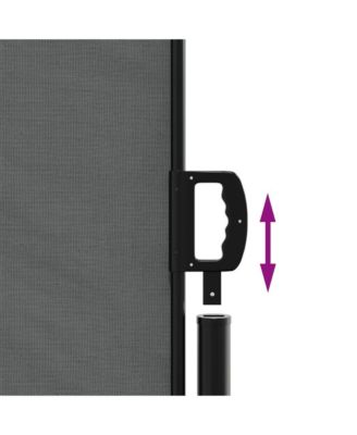 Retractable Side Awning Anthracite