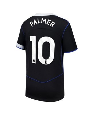 Big Boys and Girls Cole Palmer Black Chelsea 2025/26 Third Replica Player Jersey