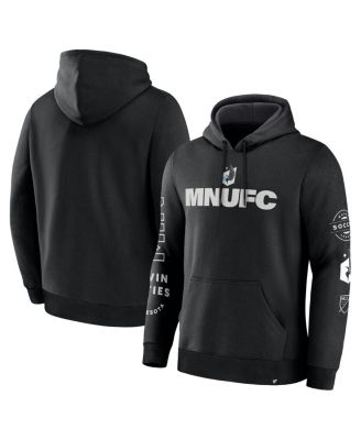 Fanatics - Men's Black Minnesota United FC Penalty Kick Legacy Pullover Hoodie