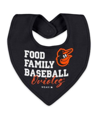Baby Boys and Girls Heather Gray Baltimore Orioles Sleep and Play Full-Zip Sleeper Bib Set
