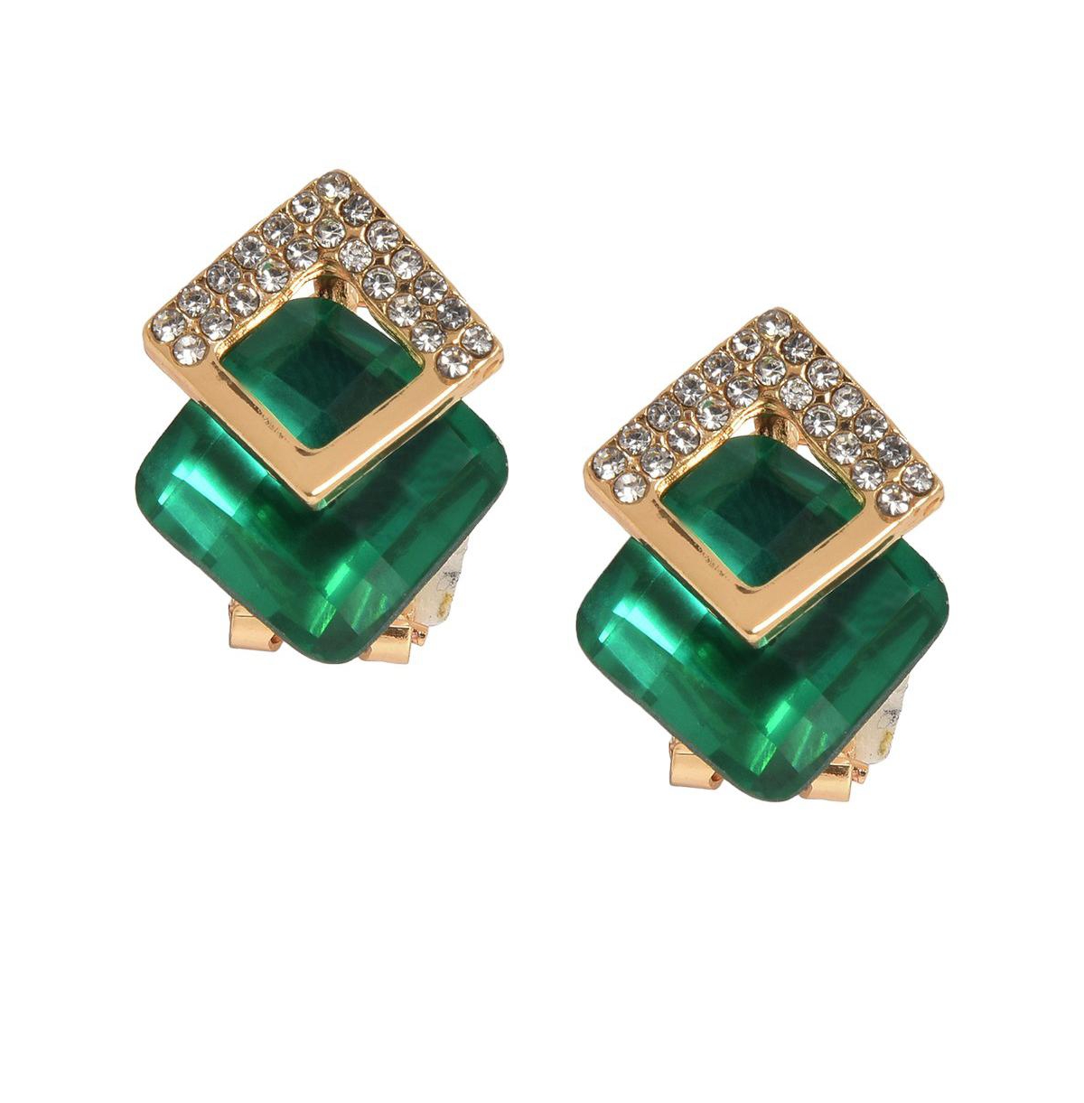 Sohi Women's Geometric Stud Earrings
