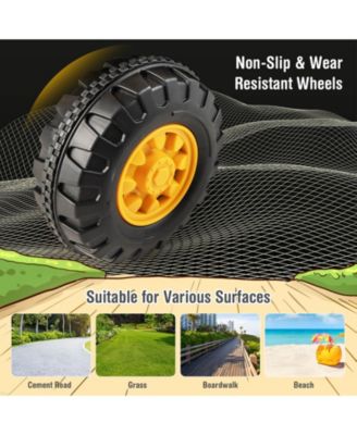 Kids ASTM Certificated Powered Ride On Bulldozer with Front Digger Shovel-Yellow