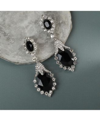 Silver-Plated Drop Earrings