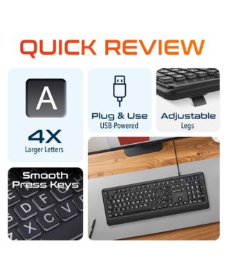 KB20 Backlit Large Key Keyboard (DBKBG20)