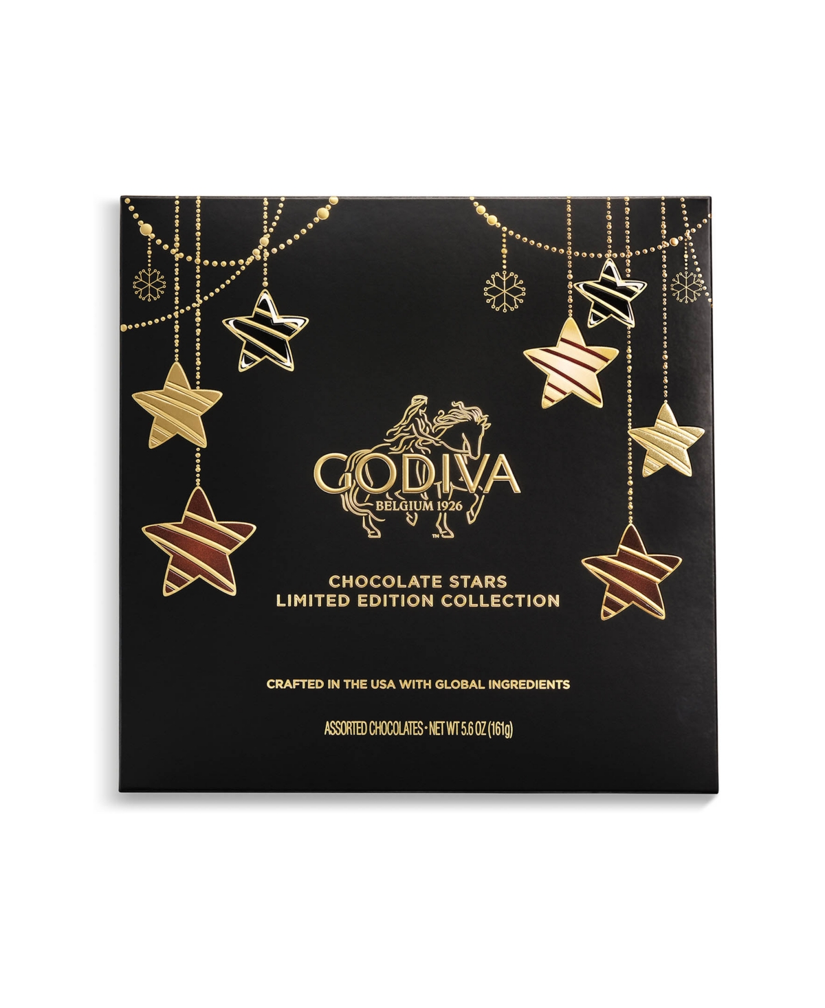 Godiva Holiday Stars Chocolate Gift Box, 16 Pieces