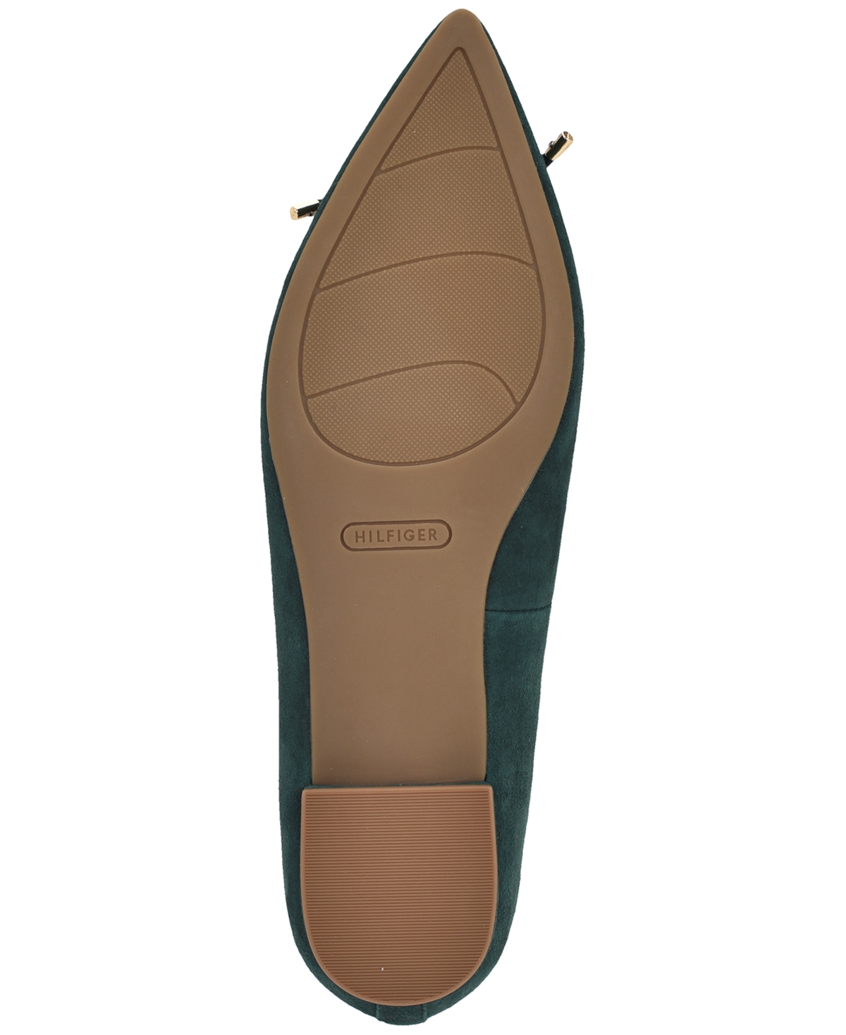 Tommy Hilfiger Women's Kimio Pointed Toe Slip-on Ballet Flats In Green