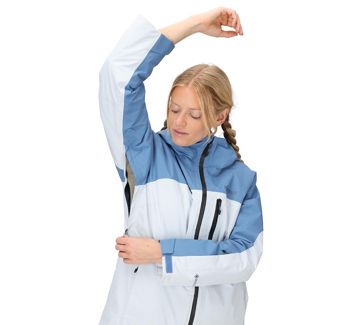 Marmot Women's Lightray Gore-tex Hooded Jacket In Blue