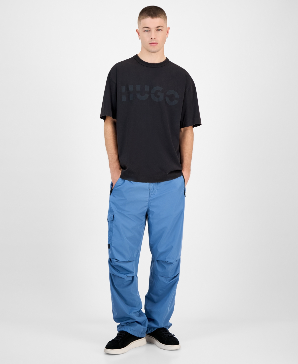 Hugo Boss Men's Cotton Nenzye Short-Sleeve Terry Logo T-Shirt