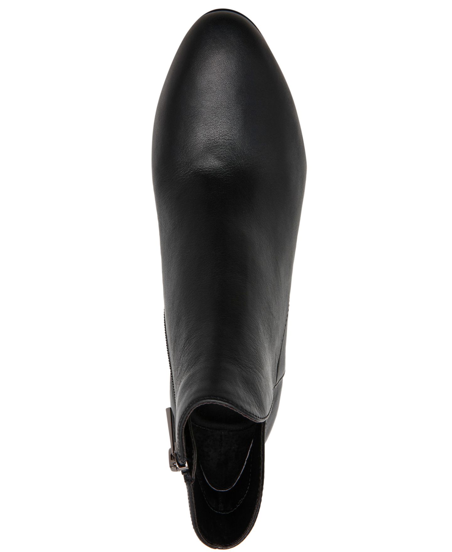 Женские ботинки Anne Klein Annabelle Ankle Dress Booties, цвет: Чёрный гладкий — фото 4