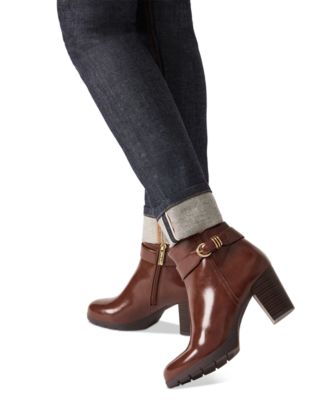 Women's Rumor Block Heel Platform Booties