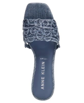 Women's Flores Block Heel Raffia Dress Sandals